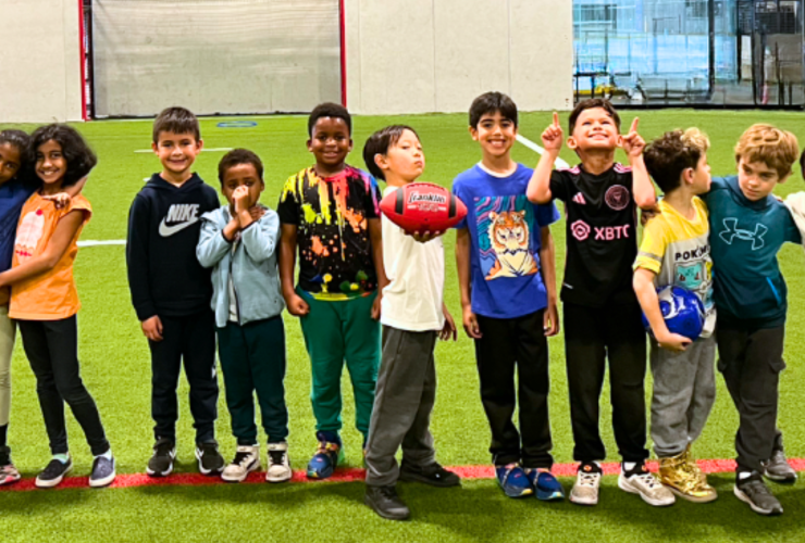Sports all day at summer camp